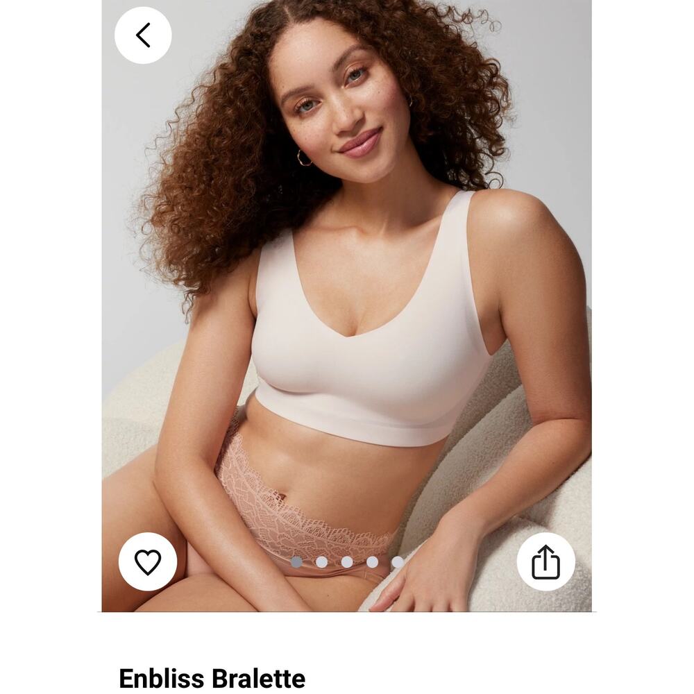 Soma Enbliss Bralette NWT - Porcelain - Size XXL